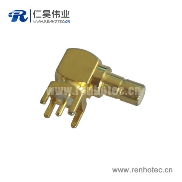 smb彎插母頭針形引腳5腳接PCB板接插件