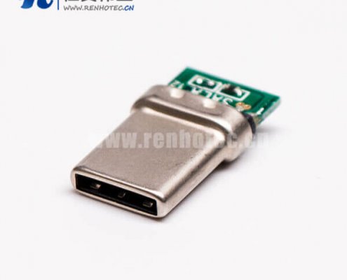 type c pcb板公頭直式usb3.0接插件